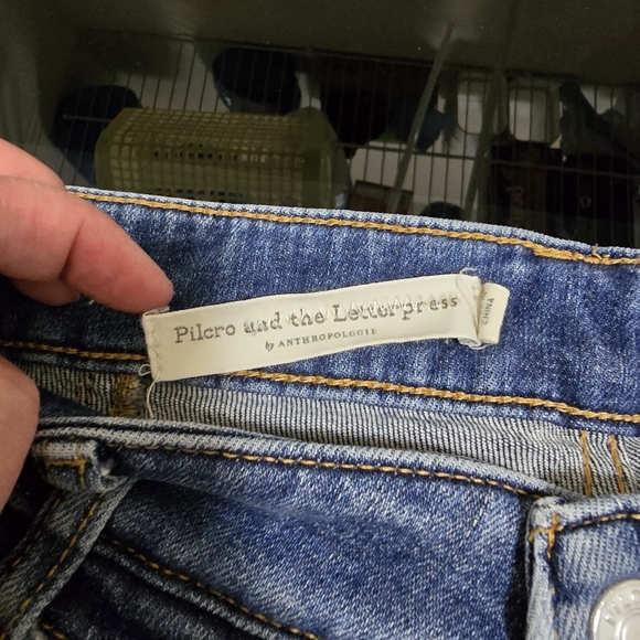 Pilcro and the Letterpress by Anthropologie Yoked front skinny jeans size 29 - Picture 7 of 10